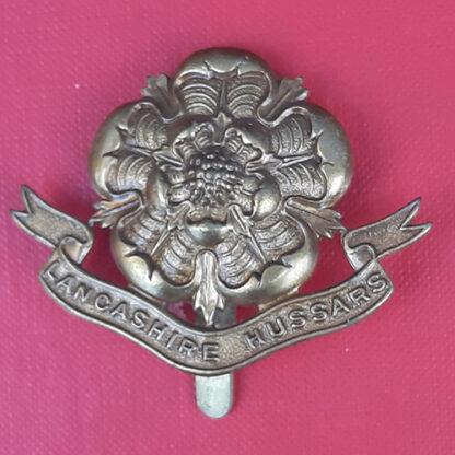 The Lancashire Hussars - Gilding Metal Cap Badge.