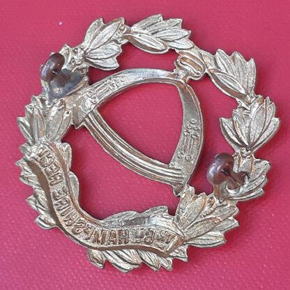 7th Battalion The Hampshire Regiment - Gilding Metal Cap Badge. - Image 2