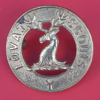 The Lovat Scouts - Gilding Metal Cap Badge.