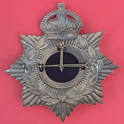 The Royal Hampshire Regiment - King's Crown Gilding Metal Helmet Plate. - Image 2