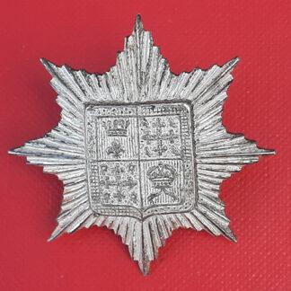 13th (County Of London Battalion) Kensington - Officer's Silver Plate Cap Badge.