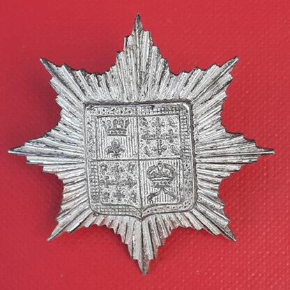 13th (County Of London Battalion) Kensington - Officer's Silver Plate Cap Badge.