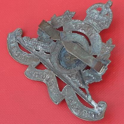 (Canada) WW1 C.E.F 10th Halifax Oveseas Siege Battery Canadian Artillery - King's Crown Gilding Metal Cap Badge. - Image 2