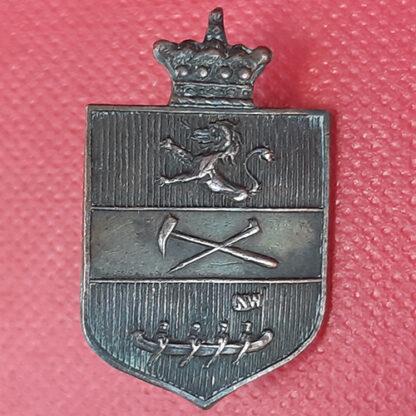 (Canada) Lord Strathcona's Horse - Blackened Brass Collar Badge.