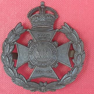 19th County Of London St Pancras - Officer's Service Dress Bronze Cap Badge.