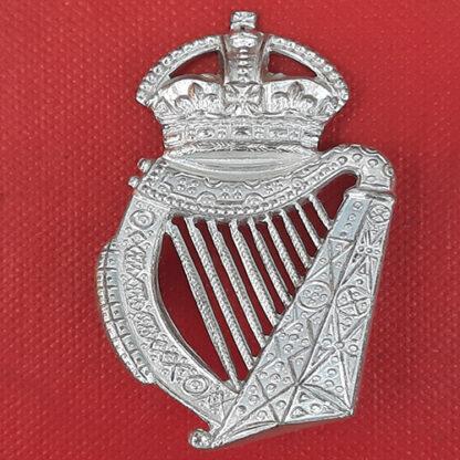 18th County Of London (London Irish) - Officer's Silver Plate Cap Badge.
