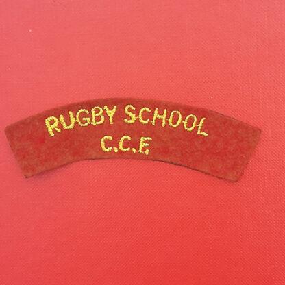Rugby School C.C.F - Cloth Shoulder Title.