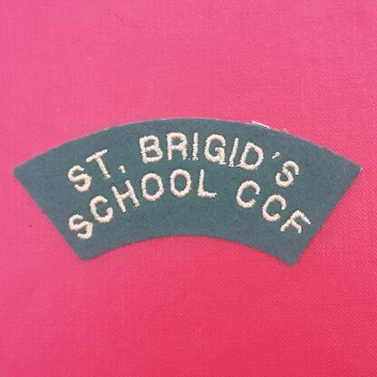 St. Brigid's School C.C.F - Cloth Shoulder Title.