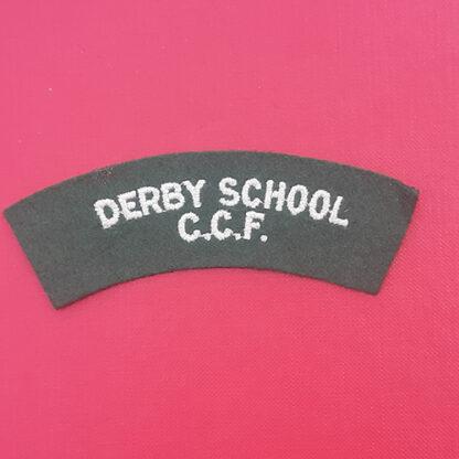 Derby School C.C.F - Cloth Shoulder Title.
