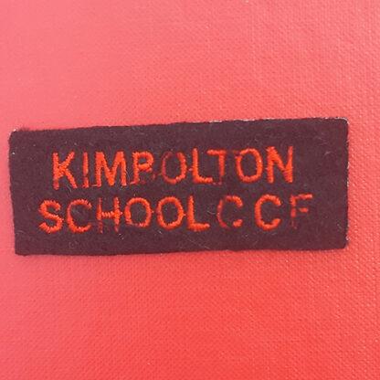 Kimbolton School C.C.F - Cloth Badge.