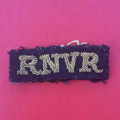 Royal Navy Volunteer Reserve - Cloth Badge.