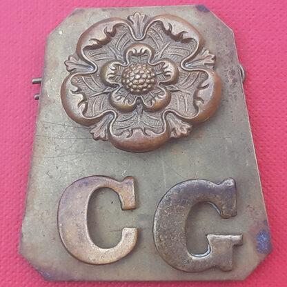 The Coldstream Guards - Gilding Metal Shoulder Title.