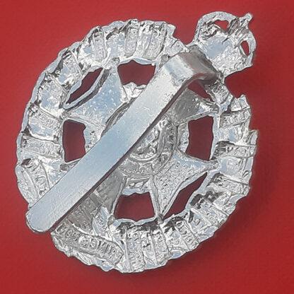 The Rifle Brigade - King's Crown Silver Anodised Cap Badge. - Image 2