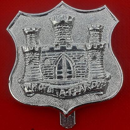 The Dorset Territorials - Silver Anodised Cap Badge.