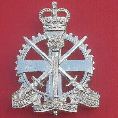 The Army Apprentice School - Gold Anodised Cap Badge.
