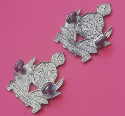 The Intelligence Corps - King's Crown Gilding Metal Collar Badges. - Image 2