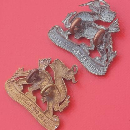 The Berkshire Regiment - Gilding Metal Collar Badges. - Image 2