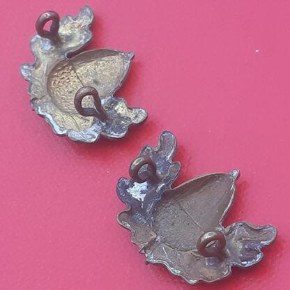 The Cheshire Regiment - Gilding Metal Collar Badges. - Image 2