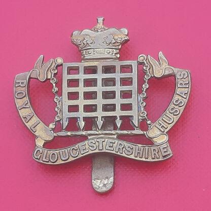 Royal Gloucestershire Hussars - Gilding Metal Cap Badge.