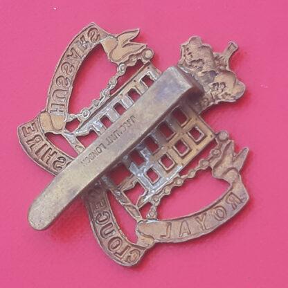 Royal Gloucestershire Hussars - Gilding Metal Cap Badge. - Image 2