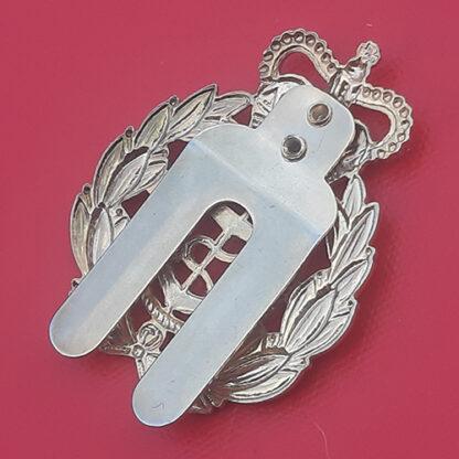 Royal Navy Ratings - Queen's Crown Metal Cap Badge. - Image 2