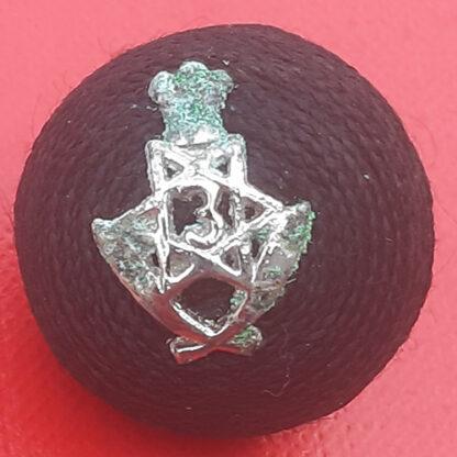 3rd Gurkha Rifles - Officer's Corded Boss Badge.