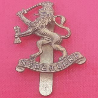The Dutch Army In Exile - Gilding Metal Cap Badge.