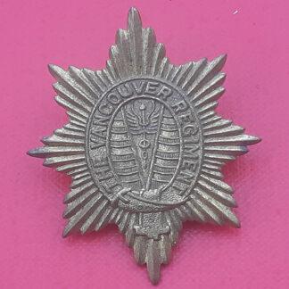 (Canada) The Vancouver Regiment - Gilding Metal Cap Badge.