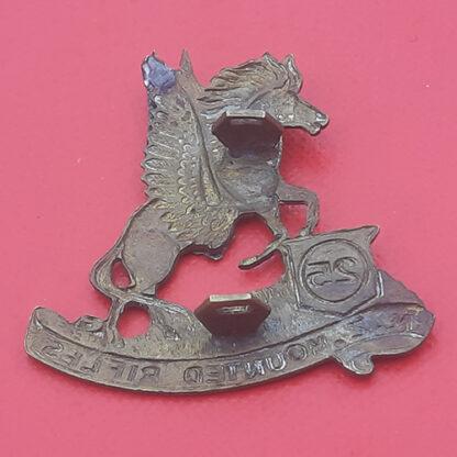 (New Zealand) 39th New Zealand Mounted Rifles - WW1 Expeditionary Force Bi Metal Cap Badge. - Image 2