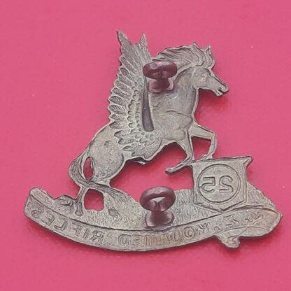 (New Zealand) 41st New Zealand Mounted Rifles - WW1 Expeditionary Force Bi Metal Cap Badge. - Image 2