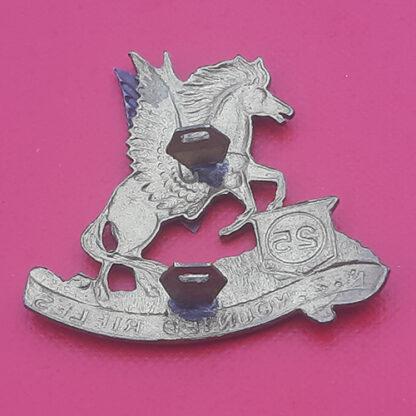 (New Zealand) 42nd New Zealand Mounted Rifles - WW1 Expeditionary Force Bi Metal Cap Badge. - Image 2