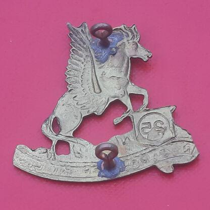 (New Zealand) 46th New Zealand Mounted Rifles - WW1 Expeditionary Force Bi Metal Cap Badge. - Image 2