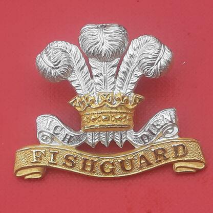 The Pembrokeshire Yeomanry - Officer's Silver & Gilt Cap Badge.