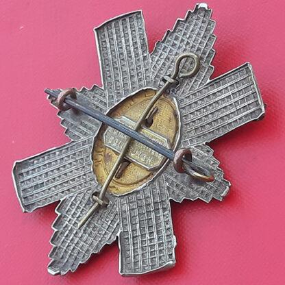 The Highland Cyclist Battalion Territorial Force - King's Crown Bi Metal Cap Badge. - Image 2