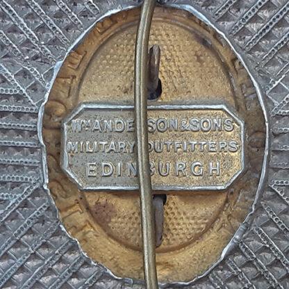 The Highland Cyclist Battalion Territorial Force - King's Crown Bi Metal Cap Badge. - Image 3