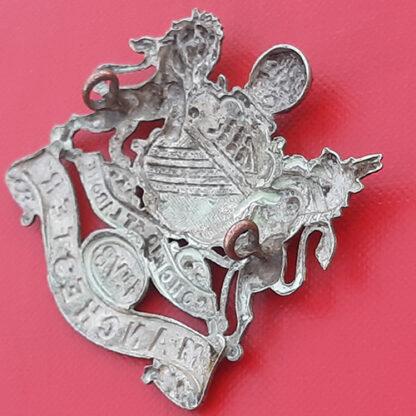 1st Volunteer Battalion The Manchester Regiment - White Metal Cap Badge. - Image 2