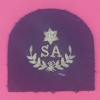 Royal Marines Stores Accountant 3rd Class  - Gold Wire Bullion On Navy Blue Specialist Qualification Badge.