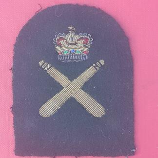 Royal Marines Physical Training Instructor 1st Class  - Gold Wire On Lovat Green Specialist Qualification Badge.