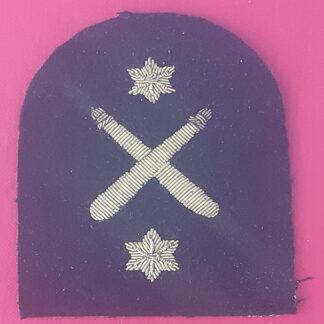 Royal Marines Physical Training Instructor 2nd Class  - Gold Wire On Lovat Green Specialist Qualification Badge.