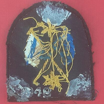 Royal Marines Signallers 2nd Class  - Gold Wire Bullion On Lovat Green Specialist Qualiication Badge. - Image 2