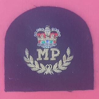 Royal Marines Provost 1st Class - Gold & Silver Wire Bullion On Navy Blue Specialist Qualification Badge.