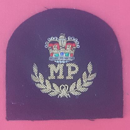 Royal Marines Provost 1st Class - Gold & Silver Wire Bullion On Navy Blue Specialist Qualification Badge.