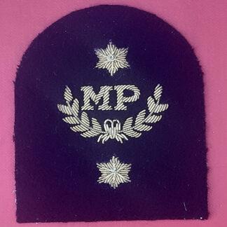Royal Marines Provost 2nd Class - Gold Wire Bullion On Navy Blue Specialist Qualification Badge.
