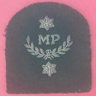Royal Marines Provost 2nd Class - Gold Wire Bullion On Lovat Green Specialist Qualification Badge.
