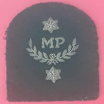 Royal Marines Provost 2nd Class - Gold Wire Bullion On Lovat Green Specialist Qualification Badge.