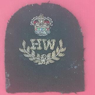 Royal Marines Heavy Weapons 1st Class - Gold & Silver Wire Bullion On Lovat Green Specialist Qualification Badge.