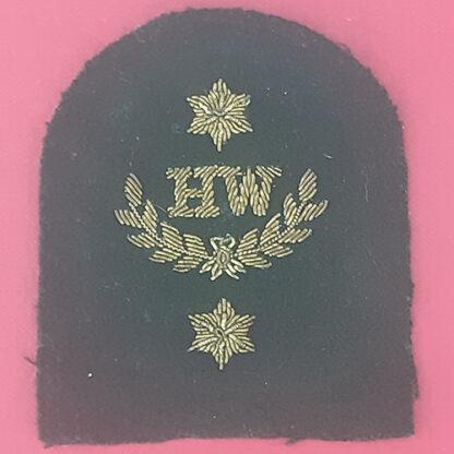 Royal Marines Heavy Weapons 2nd Class - Gold Wire Bullion On Lovat Green Specialist Qualification Badge.