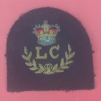 Royal Marines Landing Craft 1st Class - Gold & Silver Wire Bullion On Navy Blue Specialist Qualification Badge.