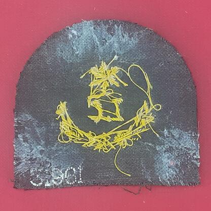 Royal Marines Landing Craft 3rd Class - Gold Wire Bullion On Navy Blue Specialist Qualification Badge. - Image 2