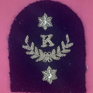 Royal Marines Cook 2nd Class - Gold Wire Bullion On Navy Blue Specialist Qualification Badge.